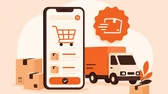 Celular com frete grátis em app de compras
